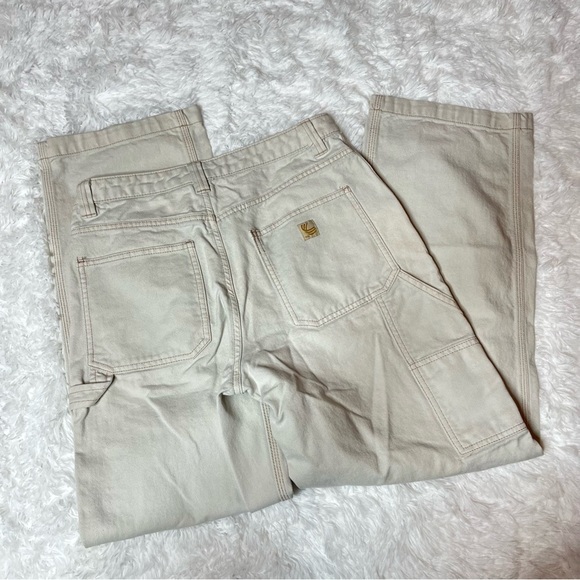 Aritzia TNA Greenwich Cream Cargo Baggy Pants 8 - Picture 5 of 6